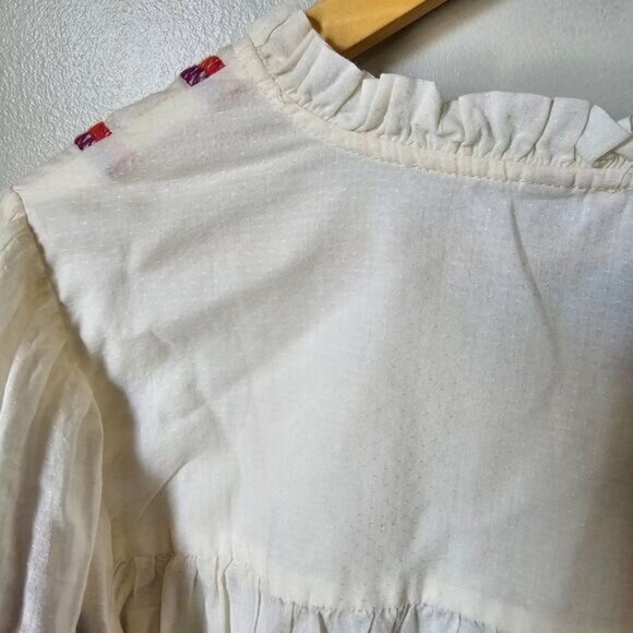 NWT FAT FACE UK BOHO EMBROIDERED TOP SIZE 12/ L & 14 /XL - Picture 6 of 16